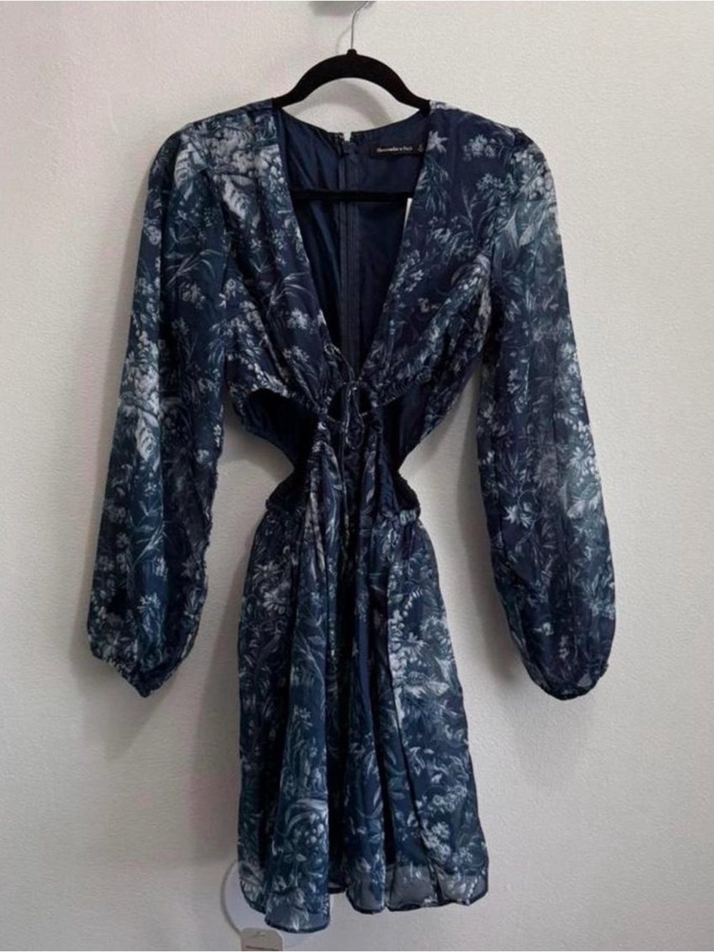Abercrombie & Fitch Navy Floral Mini Dress